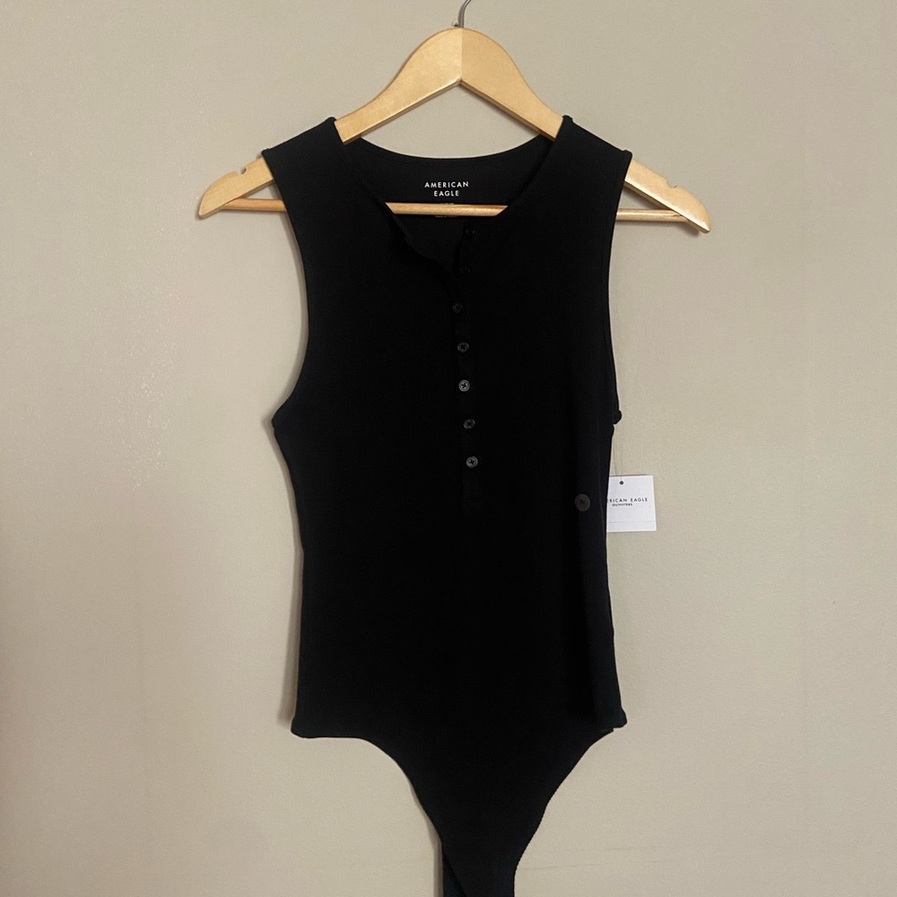 American Eagle Outfitters Black Bodysuit